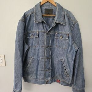 Guess Vintage 90's Y2K Jean Denim Trucker Jacket Mens XXL